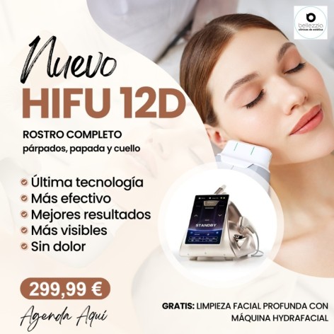 HIFU 12D Facial - Ultrasonidos Focalizados MPT