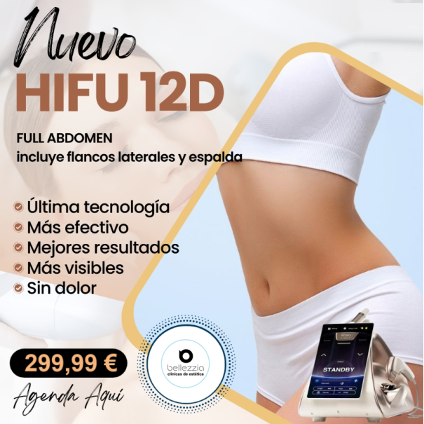 HIFU 12D Corporal - Ultrasonidos Focalizados MPT